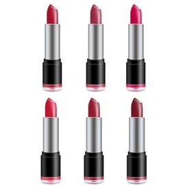 Zodak New Long Wearing Lipsticks 3.8gm- Multicolor Combo (Pack of 6)|Infused with Vitamin E|Gives Intense Colour |Long Lasting Lip Stains