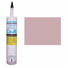 Color Fast Caulk Matched to Custom Building Products (Rose Beige Unsanded)