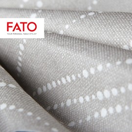 Fato, Trockene Papierservietten, Airlaid, Textileffekt, Packung mit 50 Servietten, Größe 40x40 gefaltet in 4, Turteltaube Perlen Dekoration