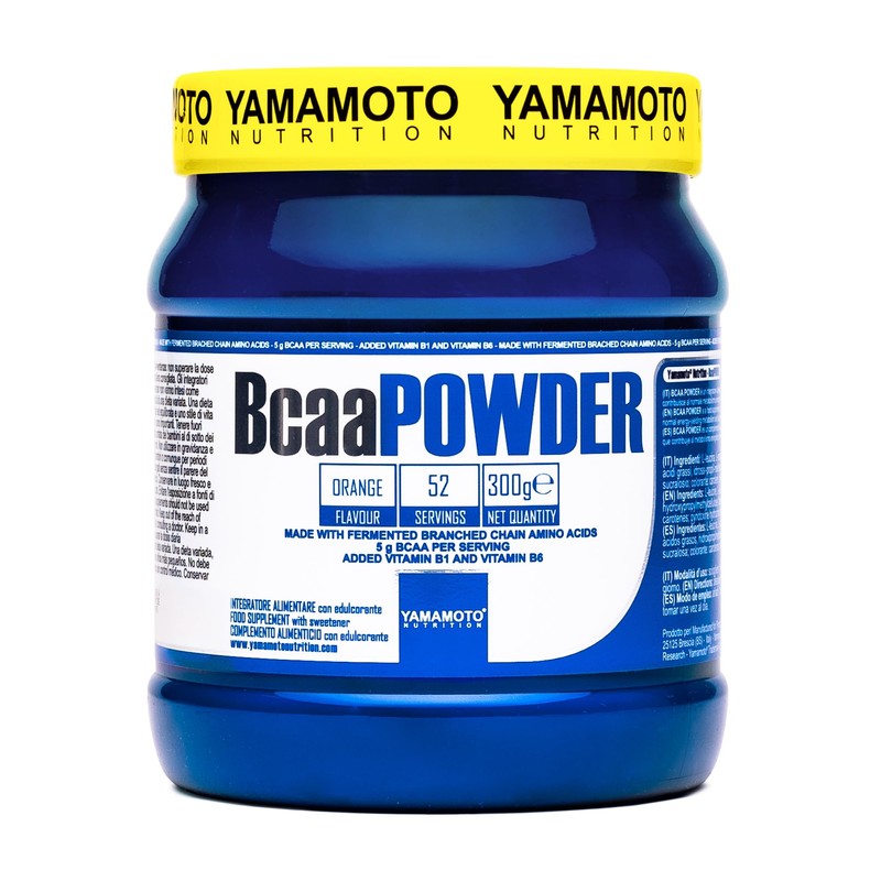 YAMAMOTO NUTRITION BCAA 2:1:1 300 gr, Integratore Alimentare di Aminoacidi