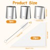 3 Pcs Large Icing Tips, Stainless Steel Big Piping Tips