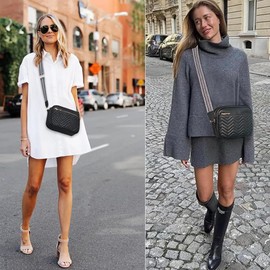 Bolso Crossbody Mujer,Bolso Cruzado para Mujer, Bolso de Hombro, Bolsa Impermeable Mochila Mariconera,Moda Bolsas Bandolera para Mujer para Uso Diario, Viajes, Trabajo (Negro)