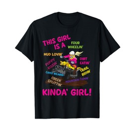Funny ATV Quad Biking Saying - ATV Girl - Four Wheeler Girls T-Shirt