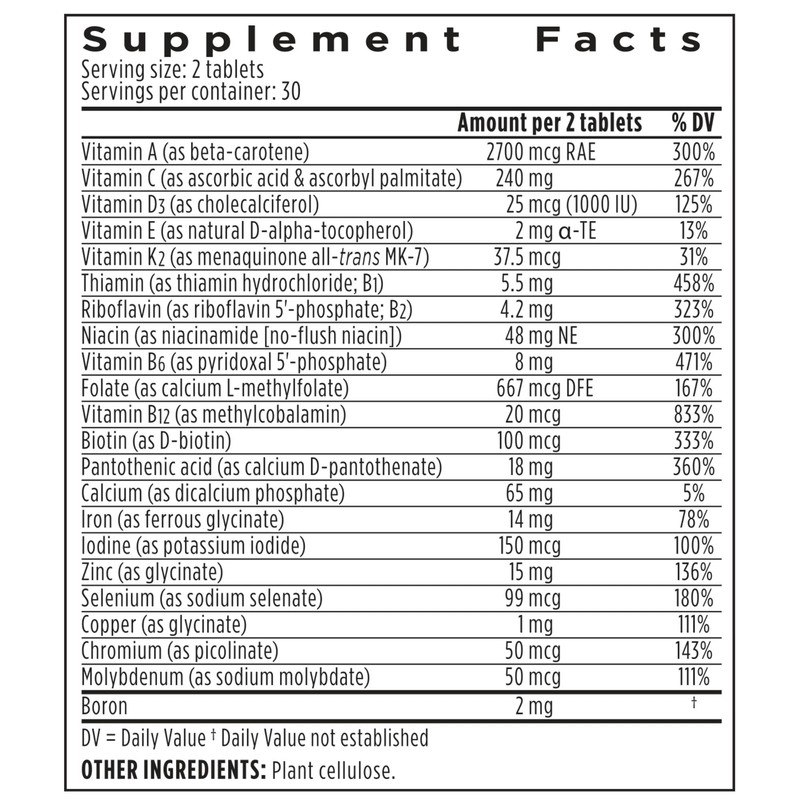 Igennus High Potency Methylated Multivitamin for Women, Pure & Clean