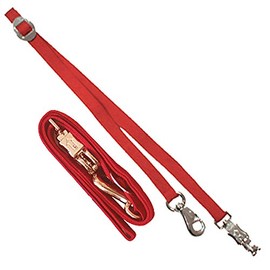 Intrepid International Stable Supplies Nylon Cross Tie for Horses, Red