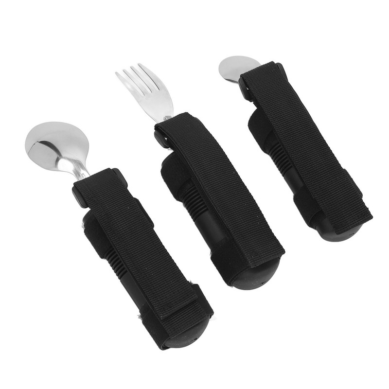 Adaptive Utensils Non Slip Handle Hemiplegia Aid Utensils Elderly Fork