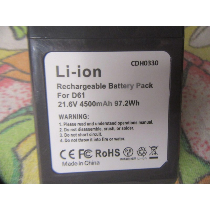 Dyson Rechargeable Battery Pack CDH0330 For Dyson D61 Li-ion