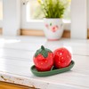 Strawberry Salt & Pepper Shakers | Summer Fruit Shaped Salt