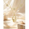 JIYVY32 14K Gold Plated Q Chic Initial Letter Keepsake