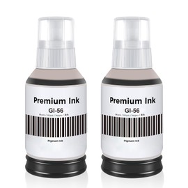 GI-56 GI56 Black Ink Compatible with Canon GI56 GI-56 Ink Bottle Multipack Compatible with MAXIFY GX7050 GX6050 GX5050 GX4050 GX3050 GX6550 GX5550 Printers