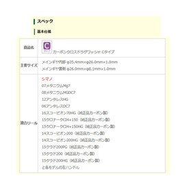 Avail(アベイル) リール カーボンクロスドラグワッシャ dwasher_cc_c Cタイプ