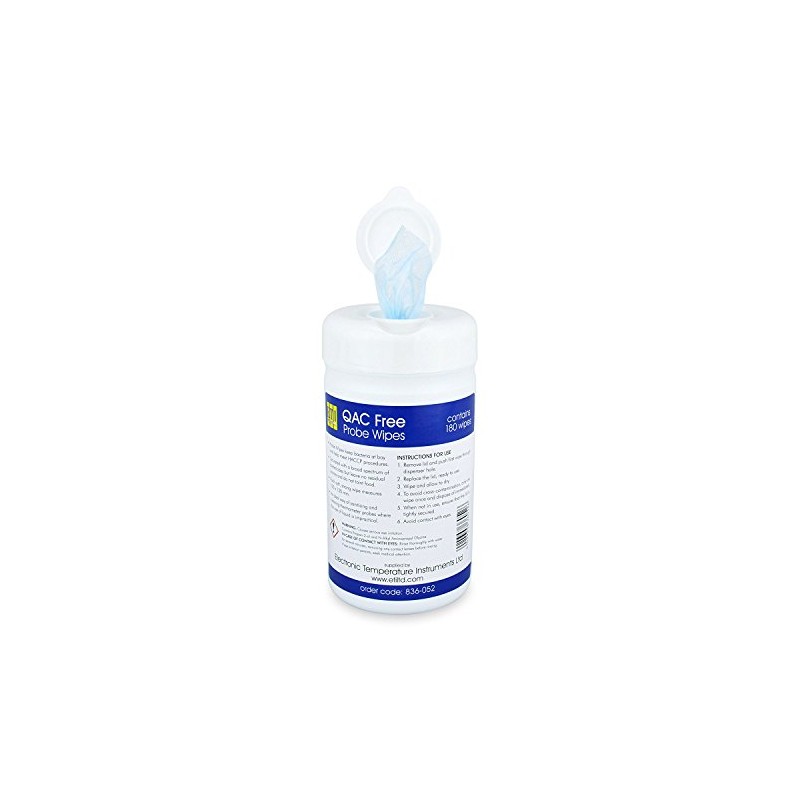 ETI QAC free probe wipes x 180
