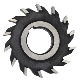 Milling Cutter High Speed Steel Straight 14 Teeth Face Mill Disc Punching Drilling Tool