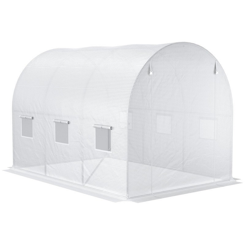 Outsunny 9.8' x 6.6' x 6.6' Plastic Greenhouse Cover Replacement,