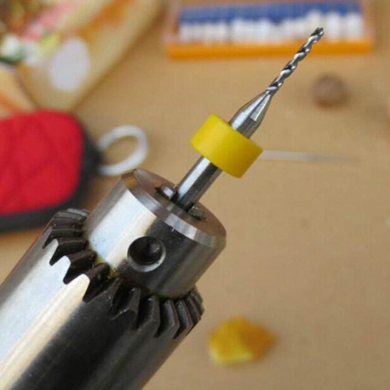 KEWAYO 20pcs PCB Drill Bits Set Spiral Flute Carbide 0.1mm-2.0mm
