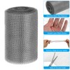 PATIKIL 5inx30ft Wire Mesh Hole Fill Fabric, Stainless Steel Mesh