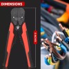 MARZSEFLO Pinza Pela Cable Automática Pinzas Cortadoras Cable 5 En