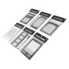 6 Bags Scrapbook Frames Retro Assorted Styles Durable PET for