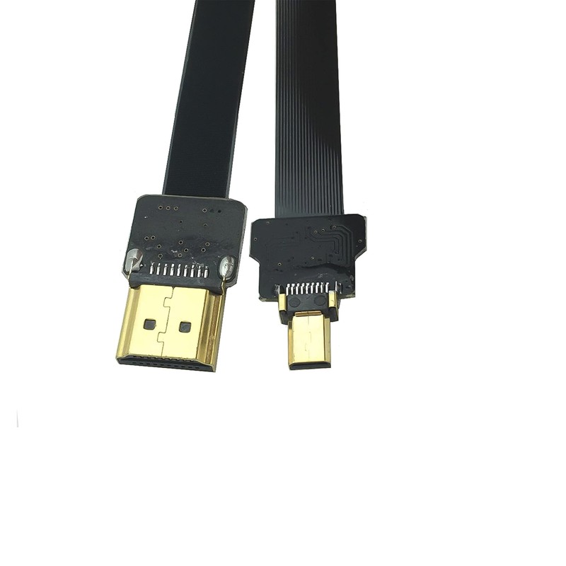 30cm Ultra Slim HDMI Male to Micro HDMI Male Cable