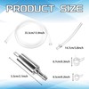 MLAHUIER Brake Fluid Bleeder Kit with Tube & Clamp, One