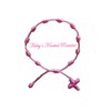 Knotted Rosary Bracelet - Pink