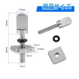 YFFSFDC Fin Screw, M4 Stainless Steel, Fin Lock Screw, Surfboard Screws, Accessories, Easy Replacement, No Tools Required, Set of 2