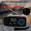 2024 Upgrade 5000mah Alertsync NOAA Weather Radio with Solar ,