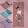 Core Comfort Premium TPE Non-slip 6mm Yoga Exercise Waterproof Gym Mat Home Gym Mat Medium Deep Blue