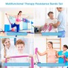 Therapy Flat Resistance Bands Set, Exercise Stretch Bands for Stretching,