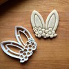 Sweet Prints Inc Bunny Ears with Flowers Cookie Cutter -