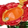 Trinket Box Rose Shape Exquisite Elegant Shiny Jewelry Rings Storage