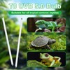 LUCKY HERP T8 15W UVB 5.0 Reptile Light, 18inch UVA