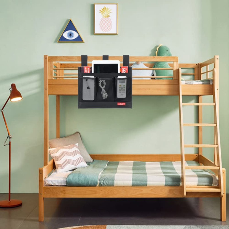 Zafit Hanging Bedside Caddy, Bedside Storage Organizer for Magazine, Phone,