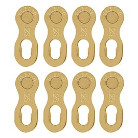 T best 4 pairs of 12 speed chain links, reusable steel bike, bicycle chain, missing link(vistoso)