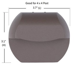 Arrownine Cast Aluminum 2.5W Deck LED Lights Low Voltage Landscape Lighting 12V Outdoor Step Lights,Post Stairs Fence Lighting Soft Warm White Water Resistant IP65,Bronze Finish 3-Pack