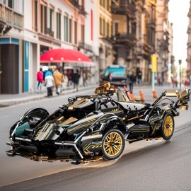 Chodia Sport Racing Car Building Block Sets for Adults, 1:14 Race Supercar Toys Kits Collectible MOC Model Construction Ideas Birthday for Boys Teens Men Age 8-12 12-16,14 14+