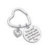7RVZM Anniversary Jewelry For Wife Keychain From Husband Gift Long