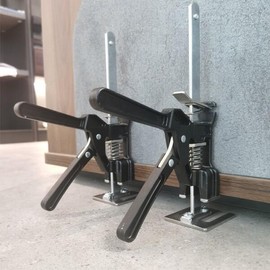 리프팅 도구 노동 절약형 암 잭 도어 패널 건식 벽체 캐비닛 보드 타일 높이 조절기 엘리베이터 재 [01 2pc] Lifting Tool Labor-Saving Arm Jack Door Panel Dry Wall Cabinet Board Tile Height Adjuster Elevator Repair [01 2pc]