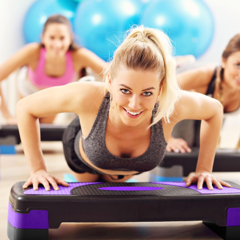 BalanceFrom Aerobic Exercise Step Platform, Home & Gym Workout Stepper,