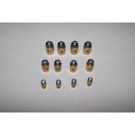 Unbranded WEEDEATER THROTTLE CABLE BLOWER TRIMMER PUSH MOWER RIDING MOWER CABLE STOPS 12PC