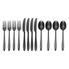 Hampton Forge 894843 Ayla Black 12 Piece Flatware Set