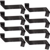 Blank Customizable Satin Sash (8 Pack), Black