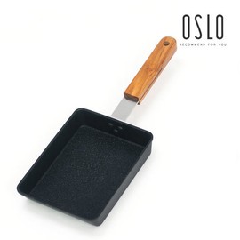 Oslo IH egg-rolling pan, square pan/wood handle, induction possible / 오슬로 IH 계란말이팬  사각팬/ 우드손잡이 인덕션가능