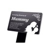 OriginDesigned Memorial plaque with poem and illustration in gold, silver,