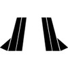 Rvinyl Pillar Post Window Trim Compatible with Volkswagen Passat 2012-2019