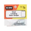 DuBro 158 Steel Landing Gear Straps For Rc Plane