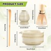 Vegena Matcha Whisk Set, 4Pcs Japanese Matcha Tea Set, Ceramic