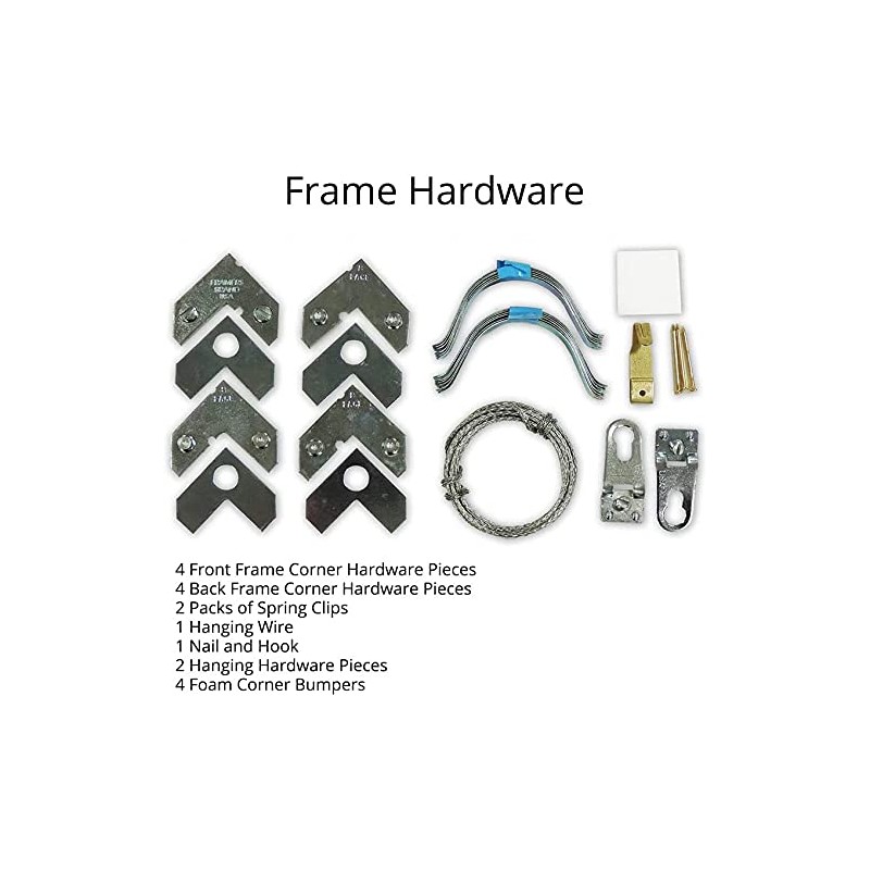 Frame It Easy 23 x 35 White Metal Frame (Ashford)