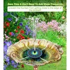 SZMP Solar Fountain 3.5W Bird Bath Fountains with Tender Green