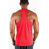 DEVOPS 3 Pack Men's Y-Back Dri Fit Muscle Gym Workout
